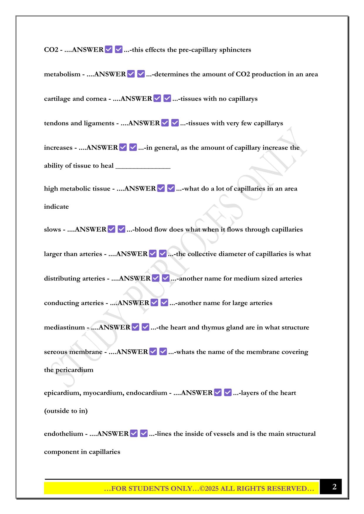 BIOL 322 exam 1 2025 Questions and Answers