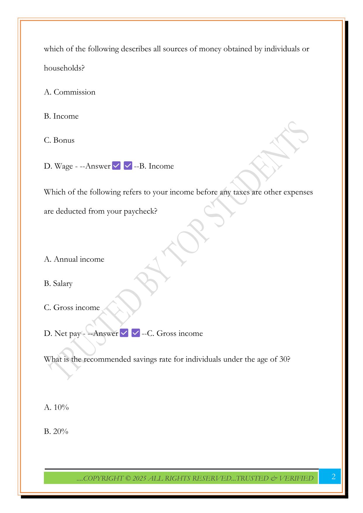 FHCE 3200 Quizzes 2025 Questions and Answers