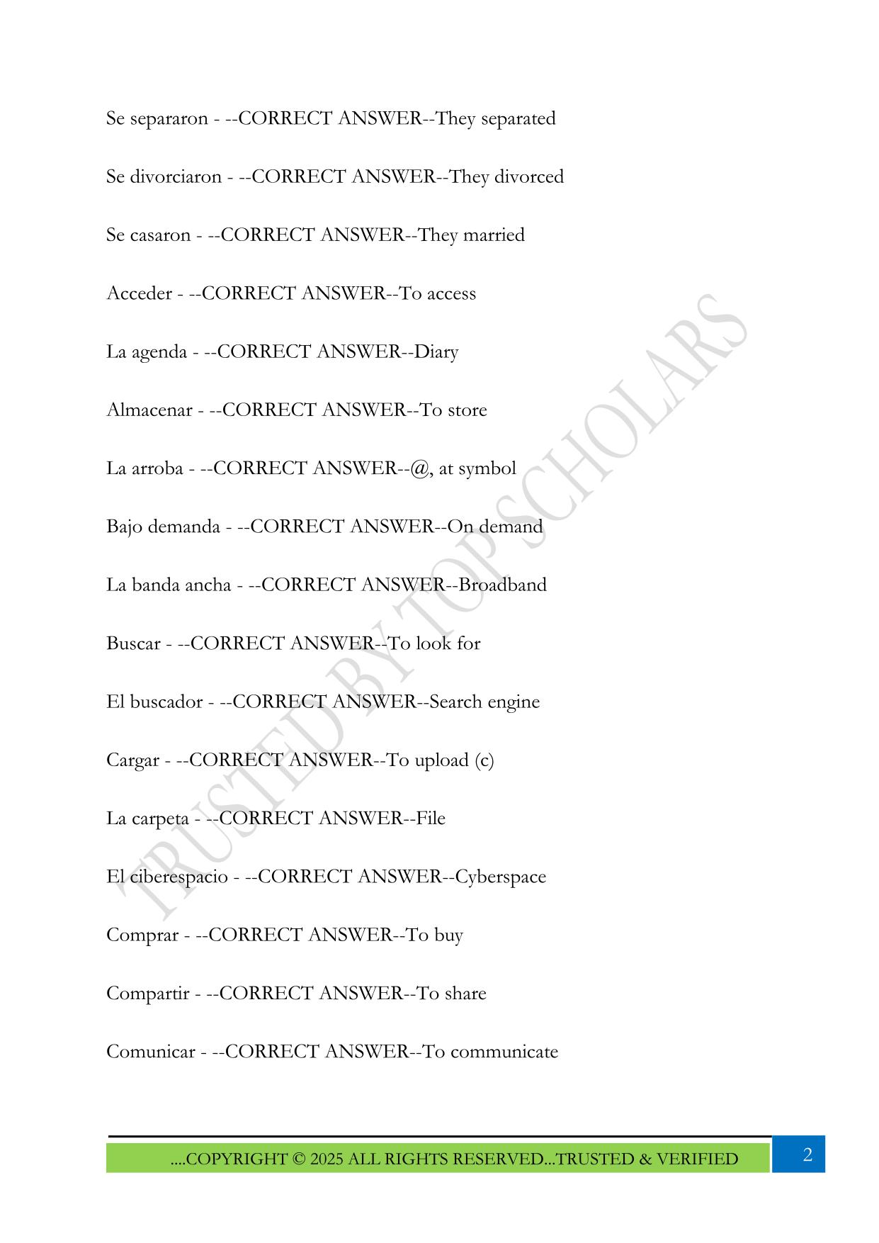 AQA A-Level Spanish Exam 2025 Questions and Answers