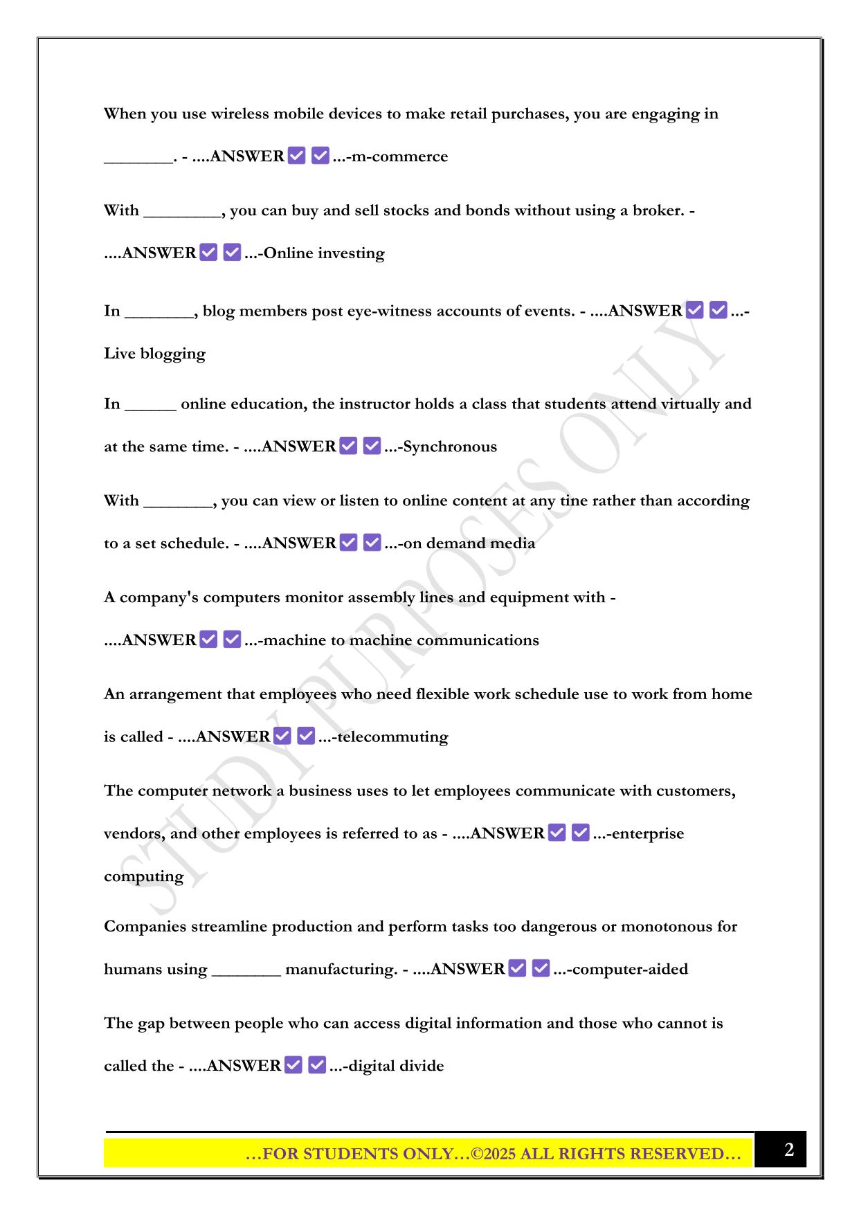 SAM Training/Exam 2025 Questions and Answers