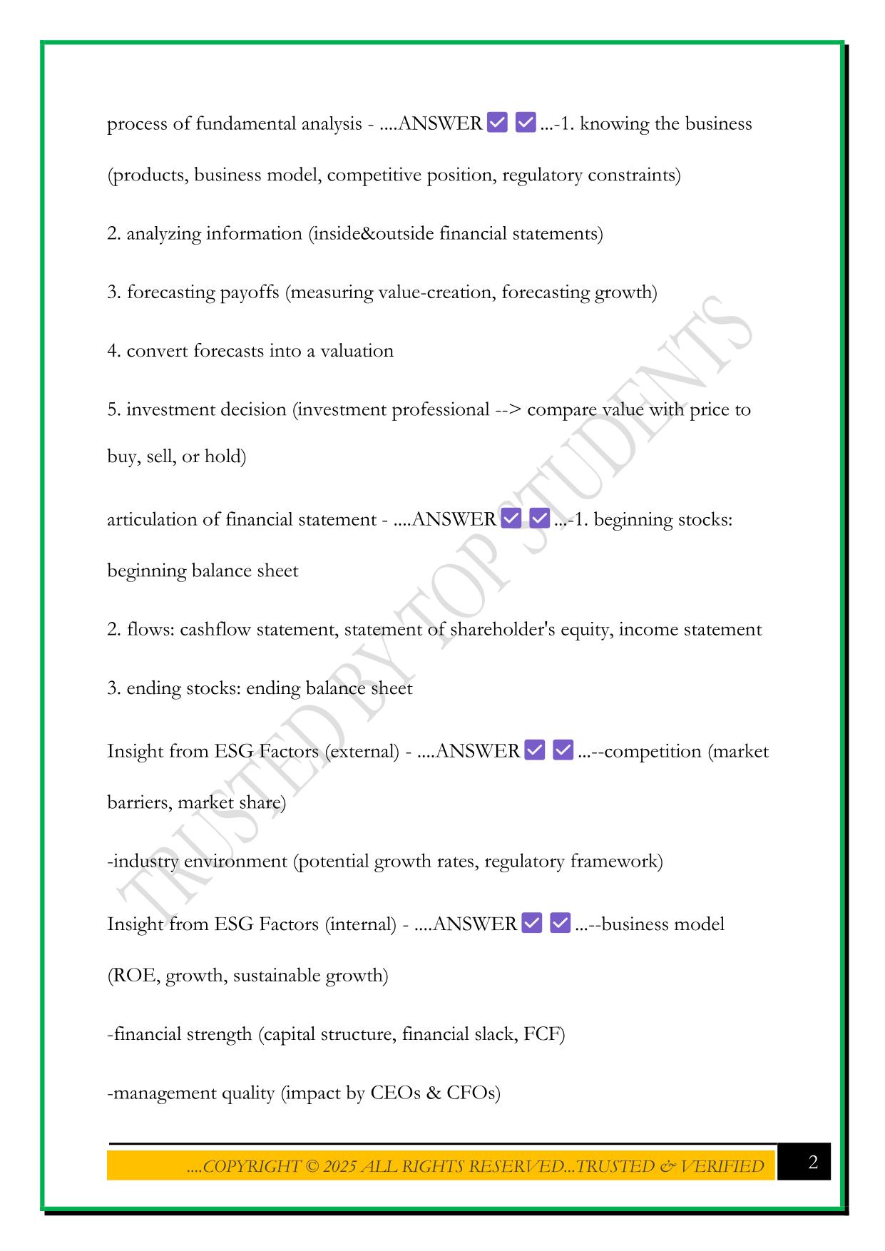 CESGA EXAM MODULE 7 2025 QUESTIONS AND ANSWERS