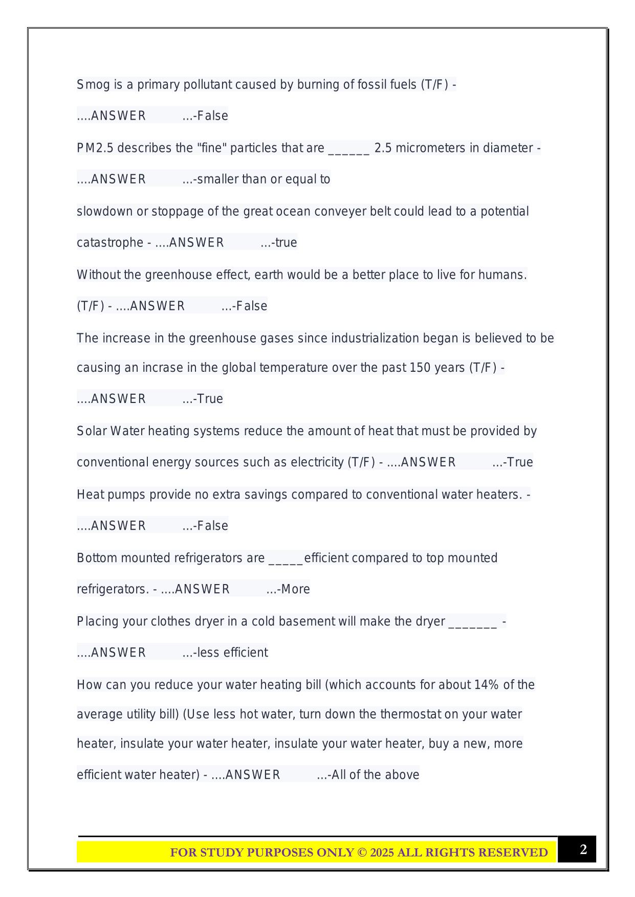 EGEE 102 Exam 2 2025 Questions and Answers