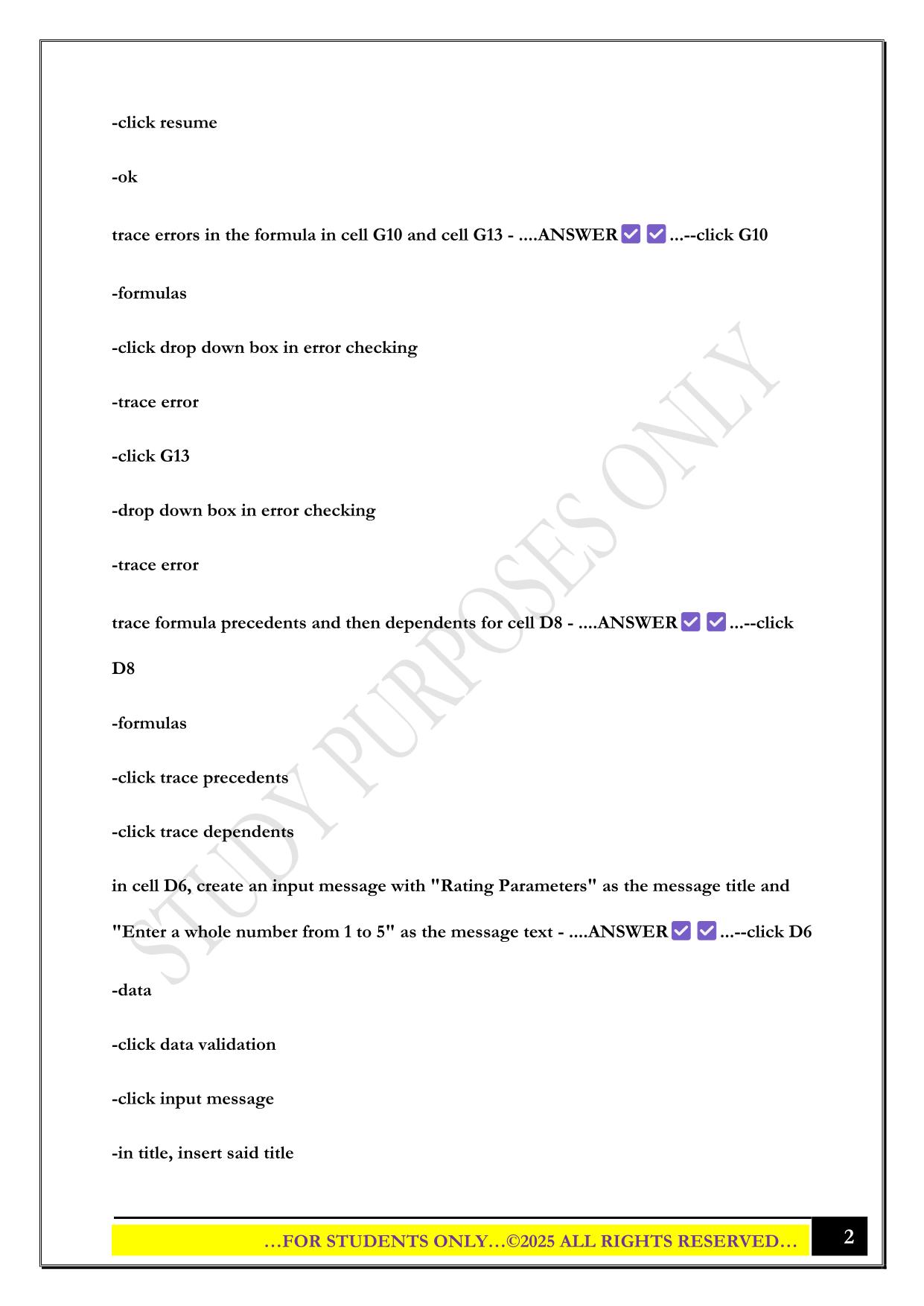 SAM trainings Exam 2025 Questions and Answers