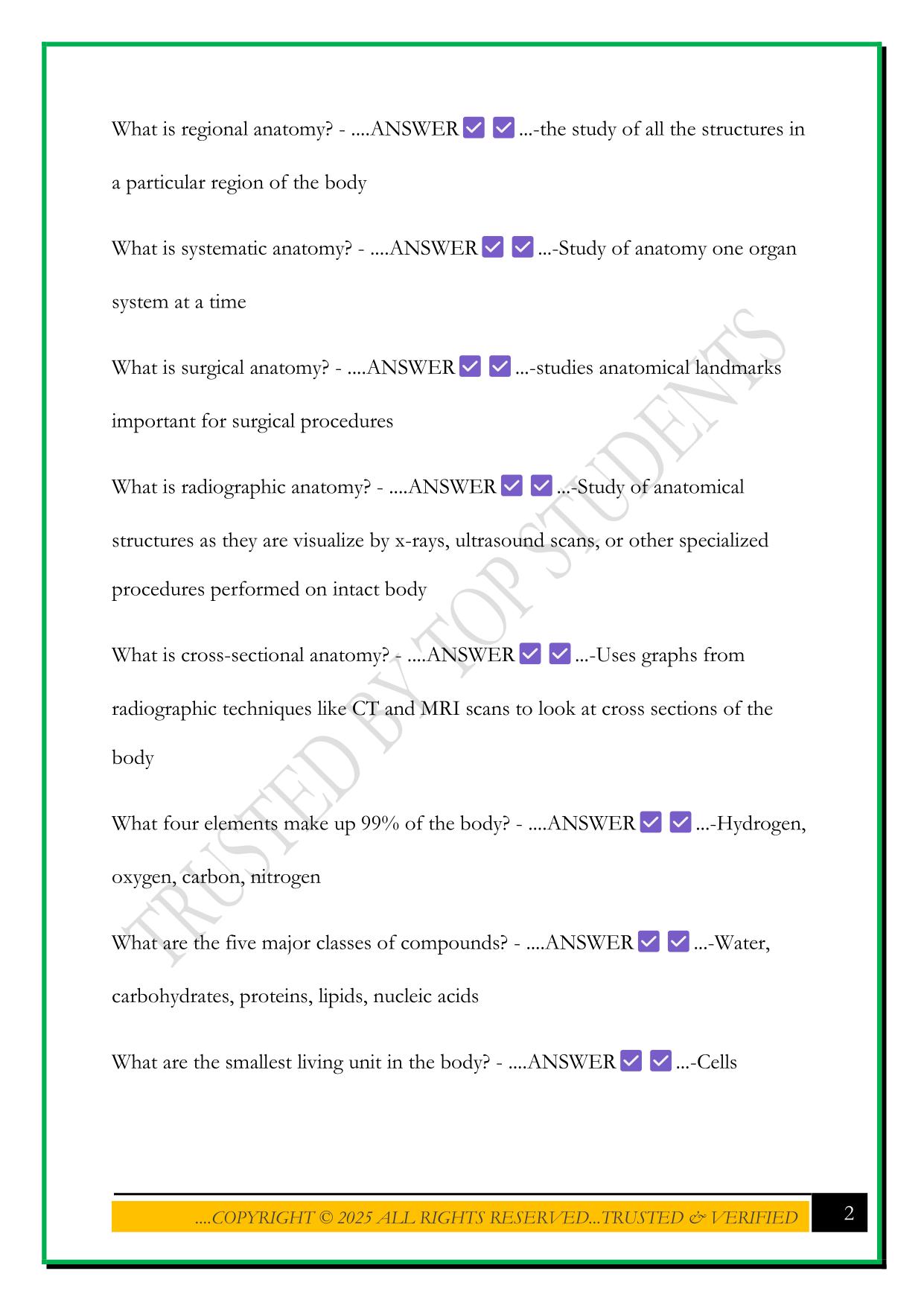N261 EXAM 1 (IUPUI) 2025 QUESTIONS AND ANSWERS