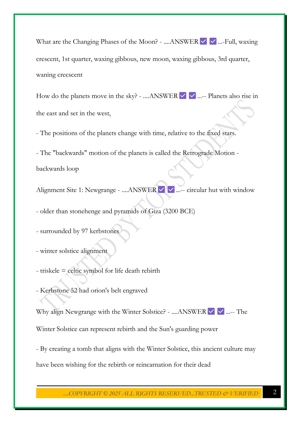 NATS1745 EXAM 2025 QUESTIONS AND ANSWERS