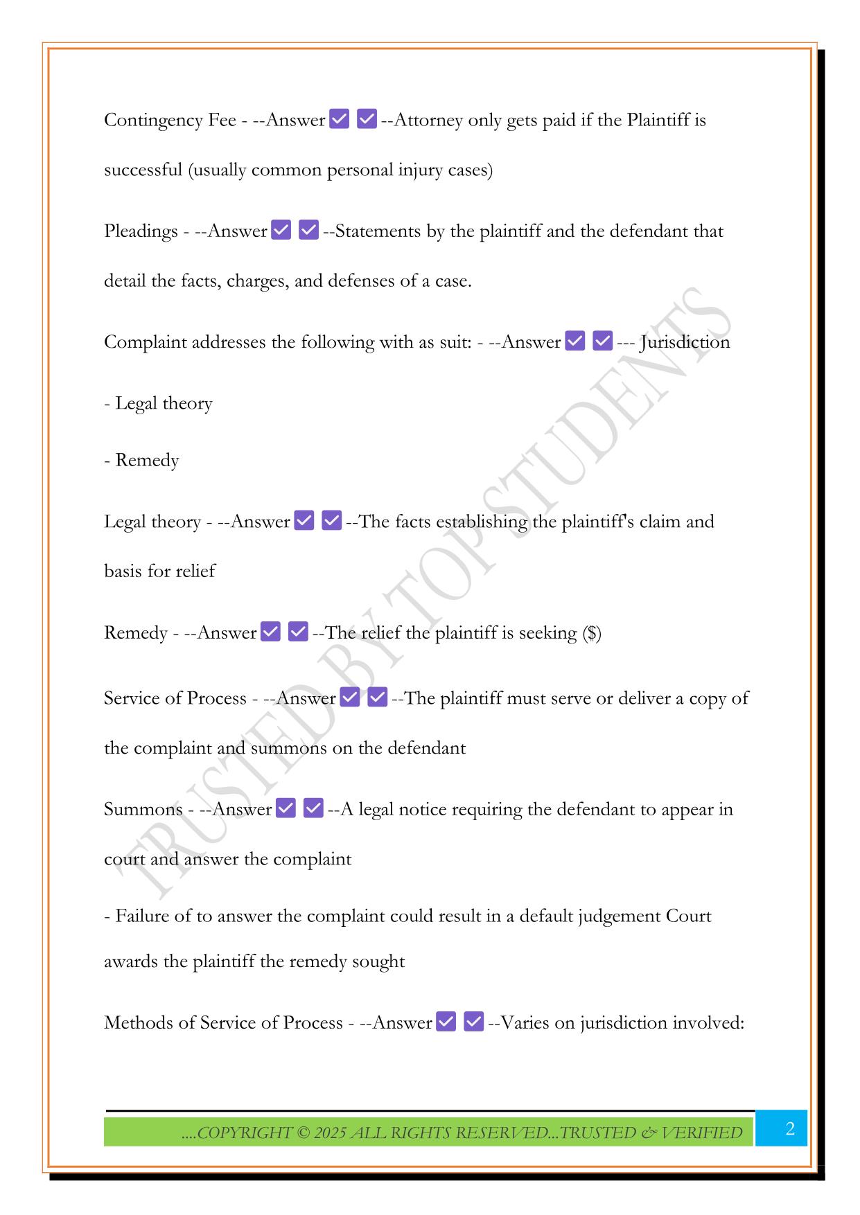 MGMT-311 Chapter 5 Review 2025 Questions and Answers