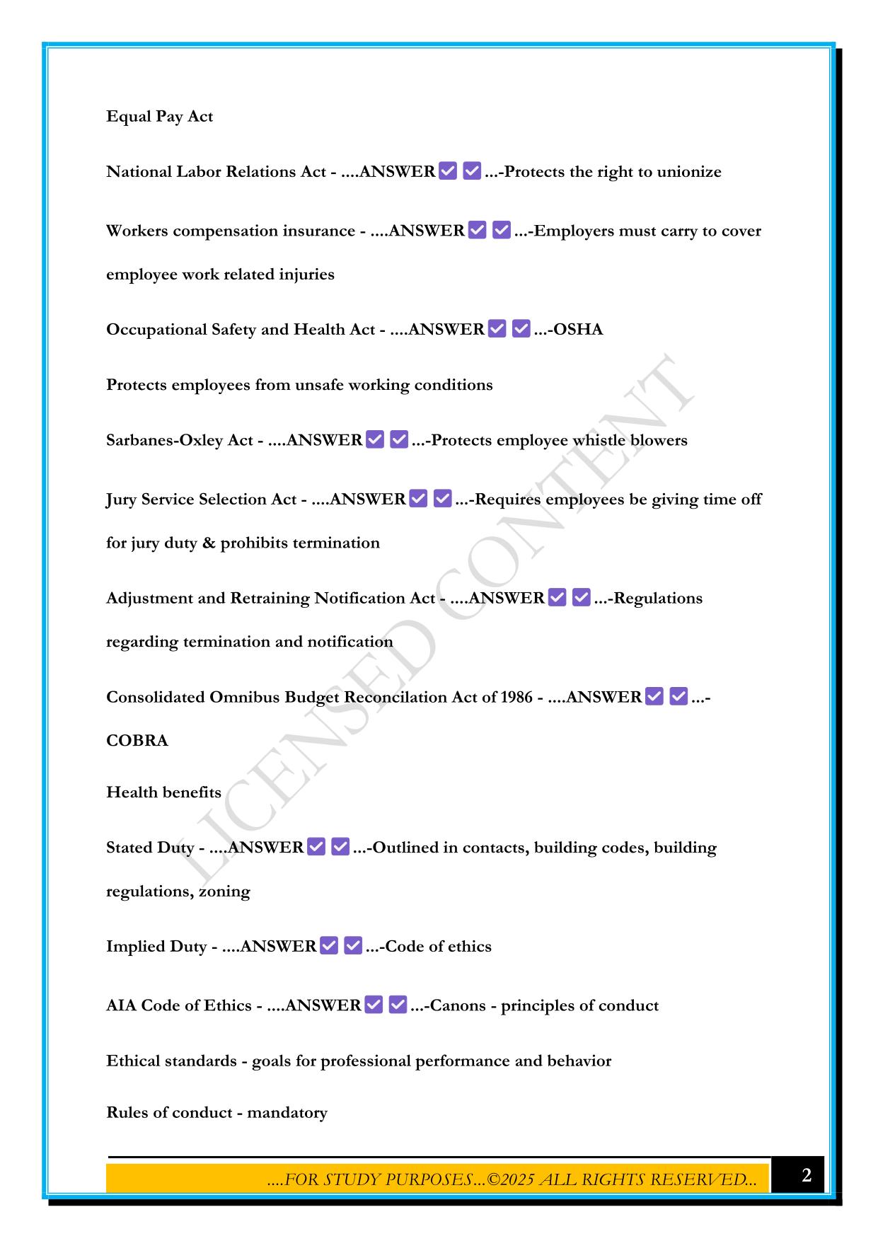 ARE 5.0 PRACTICE MANAGEMENT EXAM 2025 QUESTIONS AND ANSWERS
